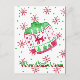 Carte Postale Sweater de Wishes