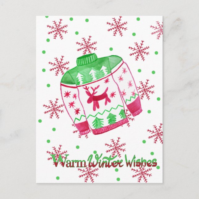 Carte Postale Sweater de Wishes (Devant)