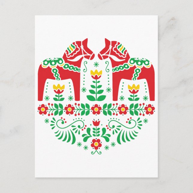 Carte Postale Sweden Sverige Viking Norden Scandinavia Midsommar (Devant)