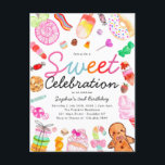 Carte Postale Sweet Celebration Candy Kids Candyland Anniversair<br><div class="desc">Cute Sweet Celebration Candy Land Enfants Candyland Anniversaire Invitation</div>
