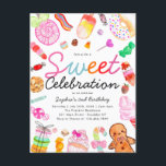 Carte Postale Sweet Celebration Candy Kids Candyland Anniversair<br><div class="desc">Cute Sweet Celebration Candy Land Enfants Candyland Anniversaire Invitation</div>