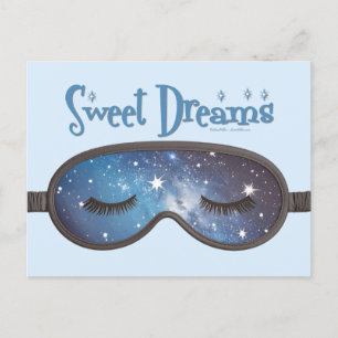 Carte Postale Sweet Dreams Masque Visage