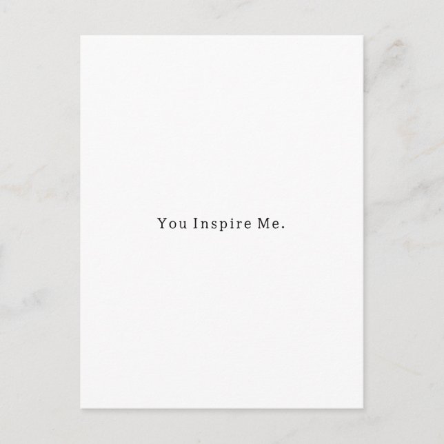 Carte Postale Sweet Inspational Card (Devant)