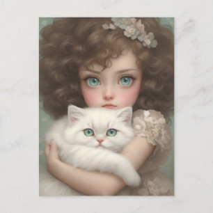 Carte Postale Sweet Love, Amoureux des chats