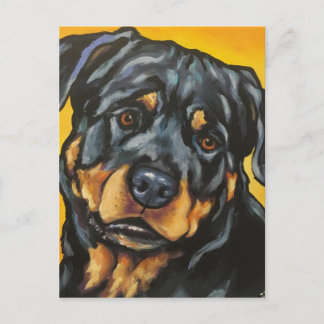 Carte Postale Sweet Rottweiler