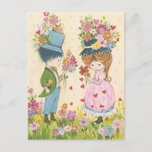 Carte postale Sweet Vintage Love (Devant)