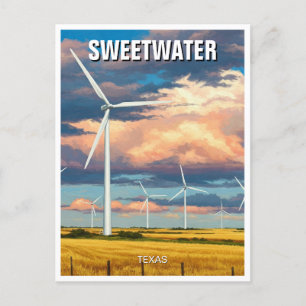 Carte Postale Sweetwater Texas Travel