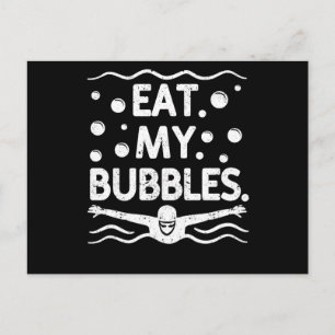 Carte Postale Swimmer équipe de natation drôle amant de natation