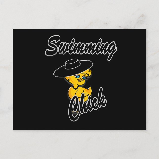 Carte Postale Swimming Chick #4 (Devant)