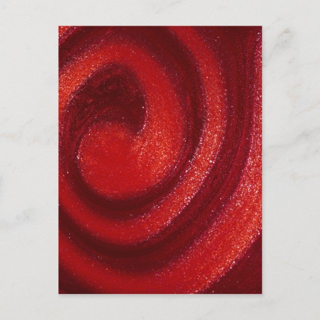 Carte Postale Swirls of nail polish (Devant)
