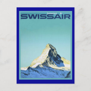 Carte Postale Swissair
