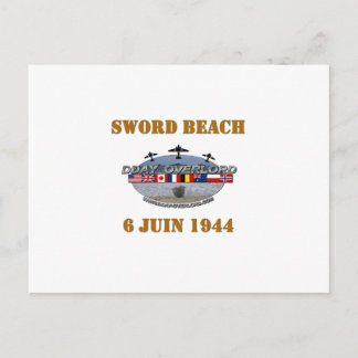 Carte Postale Sword Beach 1944