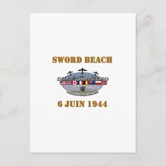 Carte Postale Sword Beach 1944