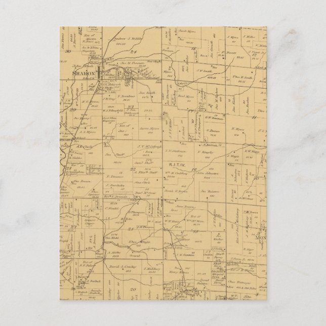 Carte Postale Sycamore, Ohio (Devant)