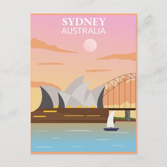 Carte Postale Sydney, Australie (Devant)
