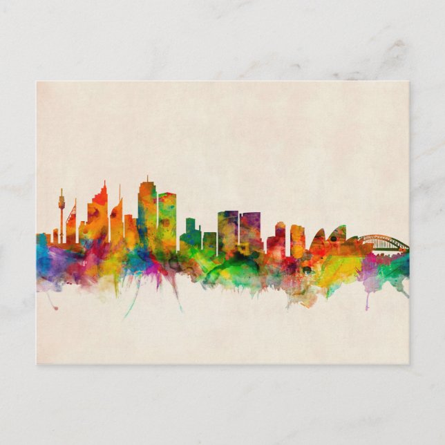 Carte Postale Sydney Australie Skyline Cityscape (Devant)