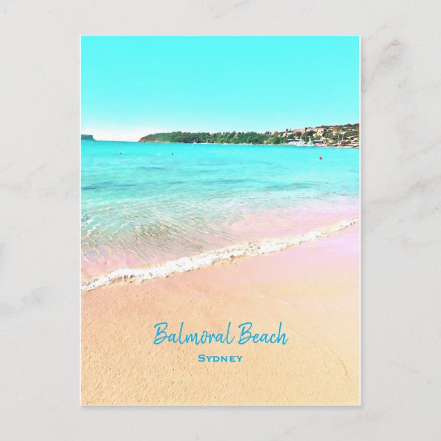 Carte Postale Sydney Balmoral Beach paysage naturel (Devant)
