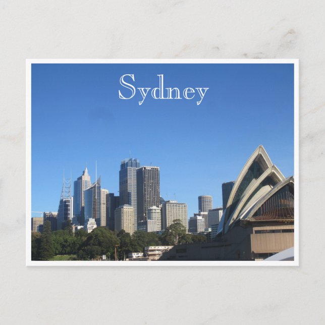 Carte Postale sydney blue (Devant)