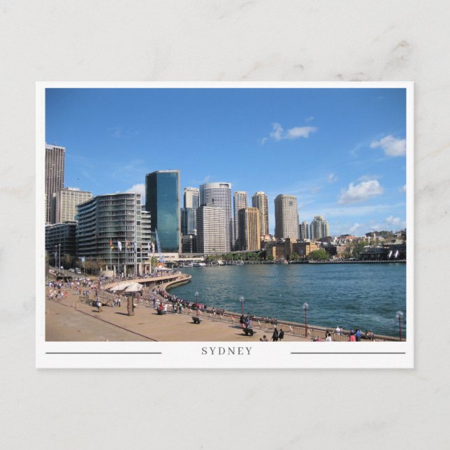 Carte Postale Sydney CBD Urban Skyline and Cityscape Australia (Devant)