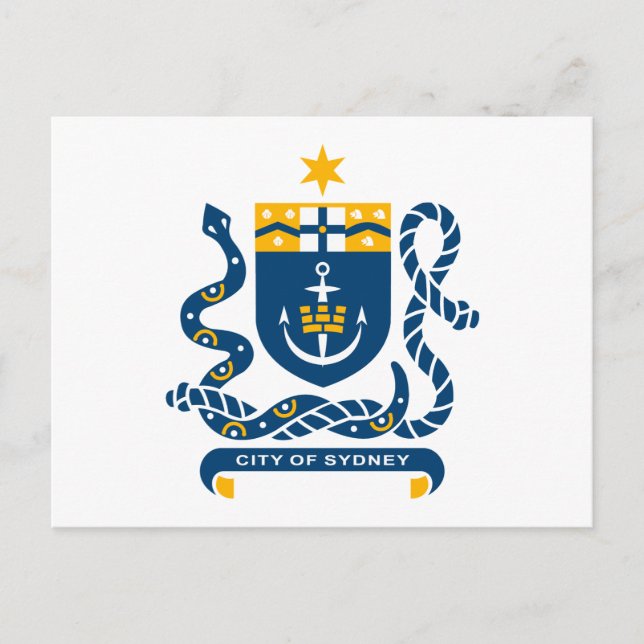 Carte postale Sydney Coat of Arms (Devant)