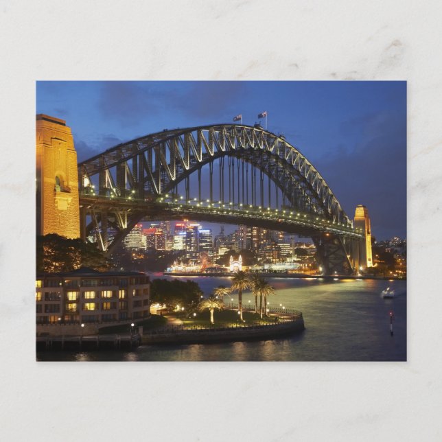 Carte Postale Sydney Harbor Bridge and Park Hyatt Sydney Hotel (Devant)