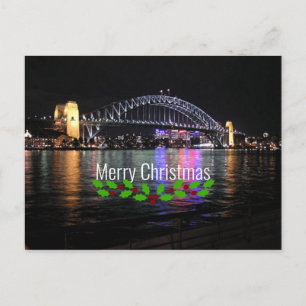 Carte Postale Sydney Harbour Bridge - Joyeux Noël!