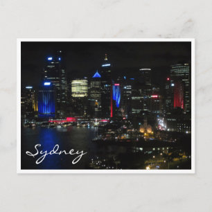 Carte Postale sydney night vivid