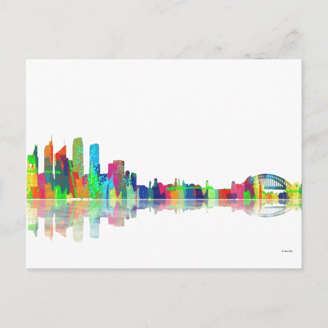 Carte Postale Sydney NSW Skyline (Devant)