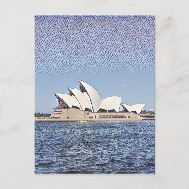 Carte Postale sydney opera glimmer (Devant)