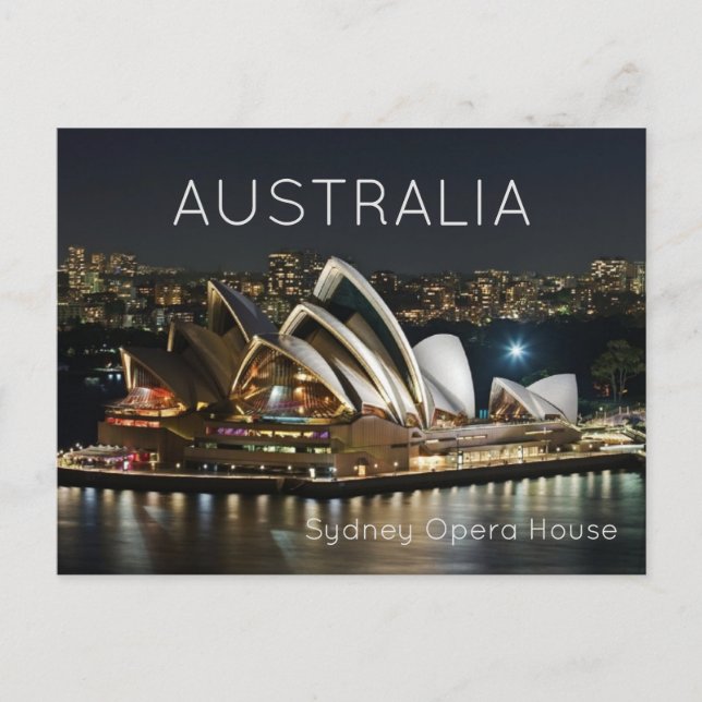 Carte Postale Sydney Opera House Australie (Devant)