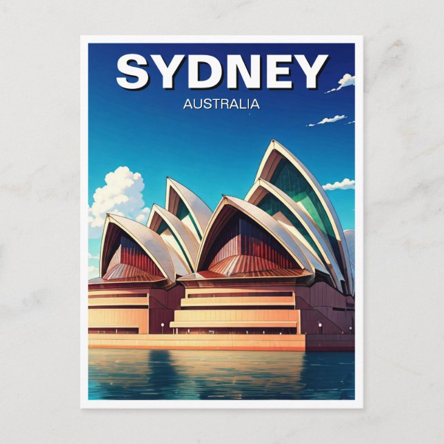 Carte Postale Sydney Opera House Australie (Devant)