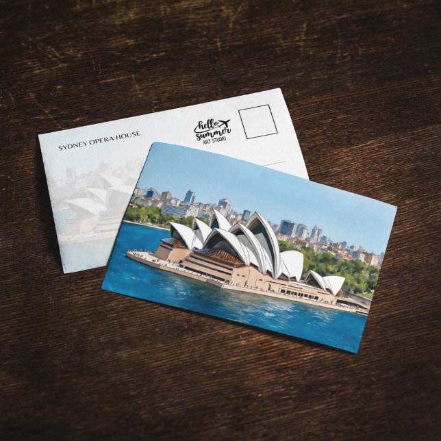Carte postale Sydney Opera House Australie Waterco (Créateur téléchargé)