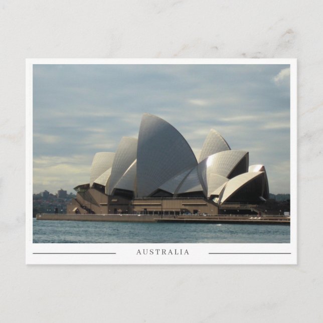 Carte Postale Sydney Opera House – Monument emblématique austral (Devant)