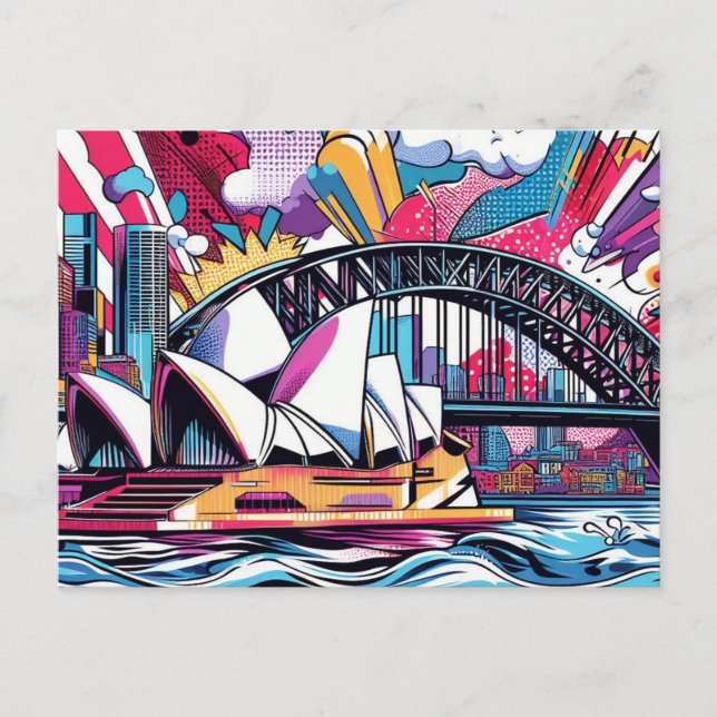 Carte Postale sydney pops (Devant)