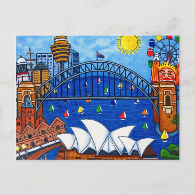 Carte postale Sydney Sensationnelle Par Lisa Loren (Devant)