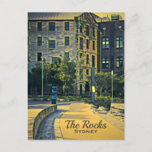 Carte Postale Sydney vintage The Rocks Voyage pittoresque