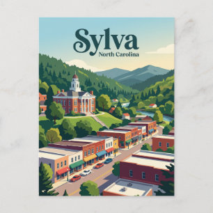 Carte Postale Sylva, Caroline du Nord