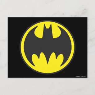 Carte Postale Symbole Batman   Bat Circle Logo