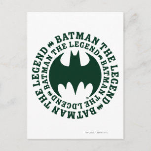 Carte Postale Symbole Batman Le Logo De La Légende