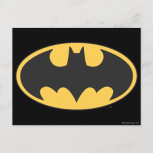 Carte Postale Symbole Batman Logo ovale