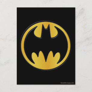 Carte Postale Symbole Batman Logo rond classique