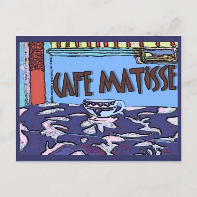 Carte Postale SYMBOLE Caffee Matisse (Devant)