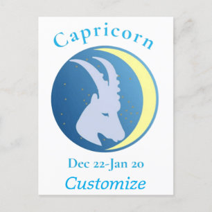 Carte Postale Symbole Capricorne Thunder_Cove