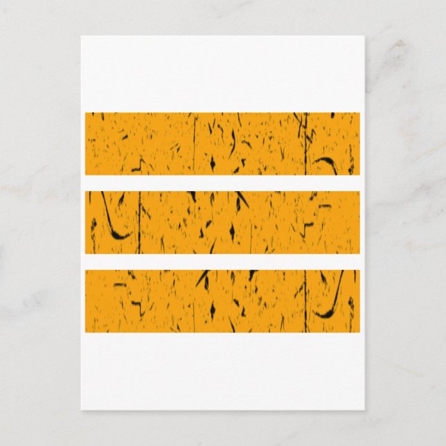 Carte Postale Symbole cool 3 lignes | Uniformité et harmonie col (Devant)