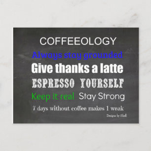 Carte Postale SYMBOLE DE Café Coffeologie