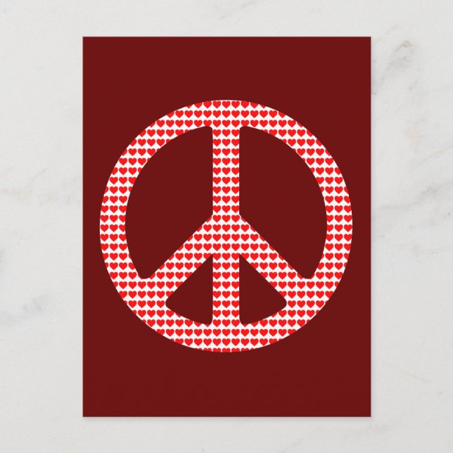 Carte Postale Symbole de la paix (Devant)