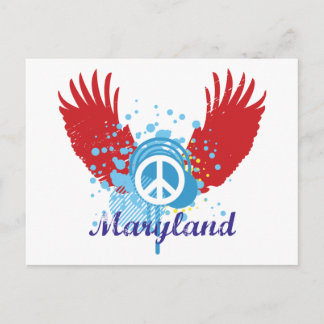 Carte Postale SYMBOLE DE LA PAIX DU Maryland