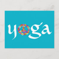 SYMBOLE DE LA PAIX Yoga Floral