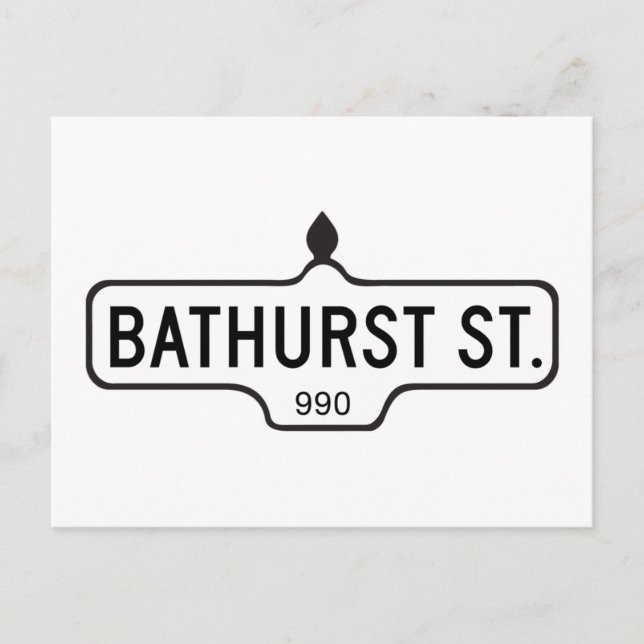 Carte Postale Symbole de la rue Bathurst, Toronto (Devant)