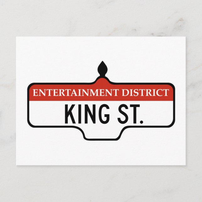 Carte Postale Symbole de la rue King, Toronto (Devant)